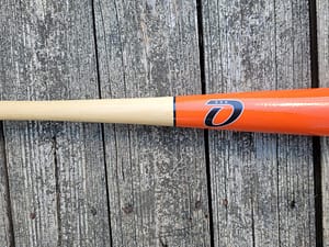 Orange Custom Baseball Bat