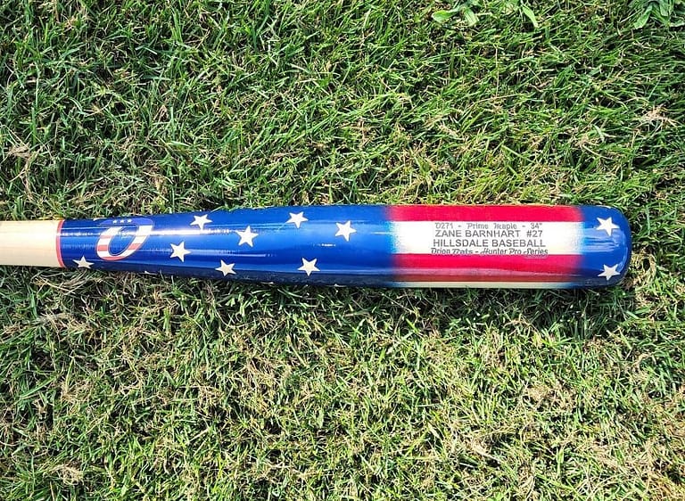 Flag Custom Baseball Bat