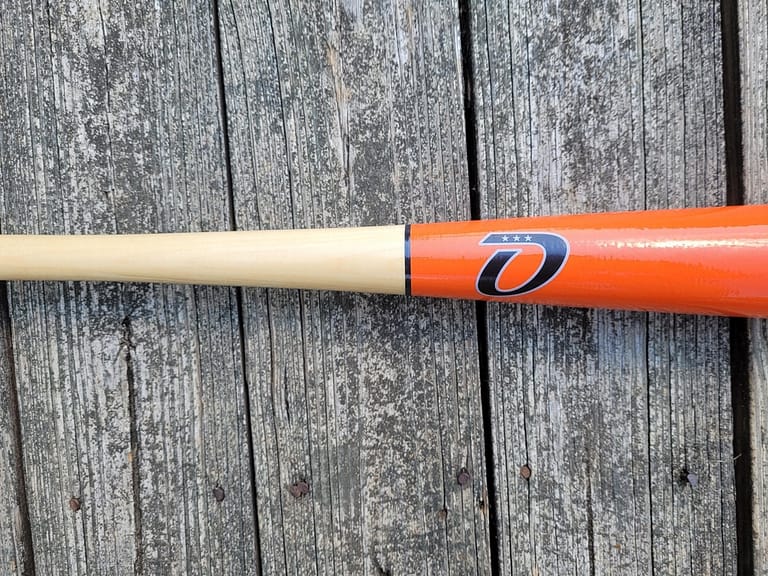 Orange Custom Baseball Bat